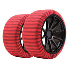 Isse Textiel sneeuwkettingen Classic Rood Gestreept 70 XL 2 stuks (set) - VCTparts.nl