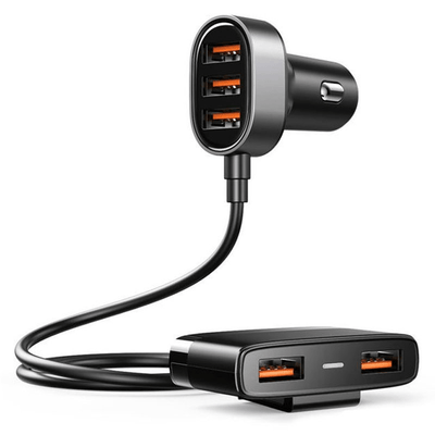Joyroom Car Ladegerät Ladegerät Snell Charger 5x USB-A 6.2A (1,5 m) [5x QC Fast Car Charger]
