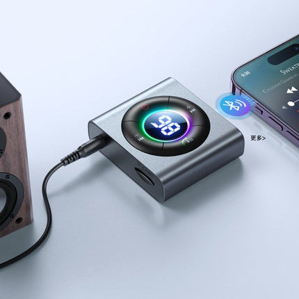 Joyroom Joyroom Bluetooth AUX Zender (zender/ontvanger) voor Auto Grijs Hurtel 8