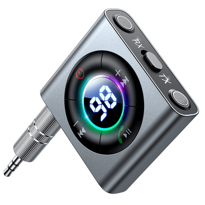 Joyroom Bluetooth Aux -Sender (Sender/Empfänger) für Autosgrau
