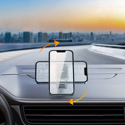 Joyroom Joyroom Dashboard Auto Magnetische Telefoonhouder 360º met Metalen Plaatje Zwart Hurtel 8