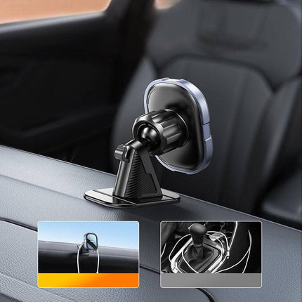 Joyroom Joyroom Dashboard Auto Magnetische Telefoonhouder 360º met Metalen Plaatje Zwart Hurtel 9