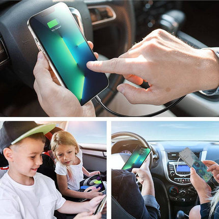 Joyroom Autolader Oplader Snellader 5x USB-A -  45W (1.5m) [5x Fast Car Charger] - VCTparts.nl