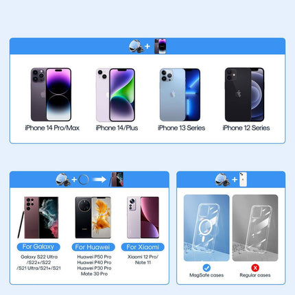 Joyroom Magnetische Auto Telefoonhouder MagSafe voor Ventilatierooster (iPhone Compatibel) Zwart - VCTparts.nl