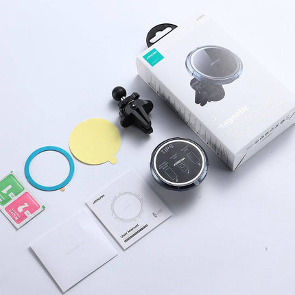 Joyroom Magnetische Auto Telefoonhouder MagSafe voor Ventilatierooster (iPhone Compatibel) Zwart - VCTparts.nl