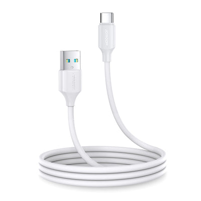 Joyroom Langlebiges USB-A/USB-C-Kabel der Serie A9, 1 m, 3 A – Weiß