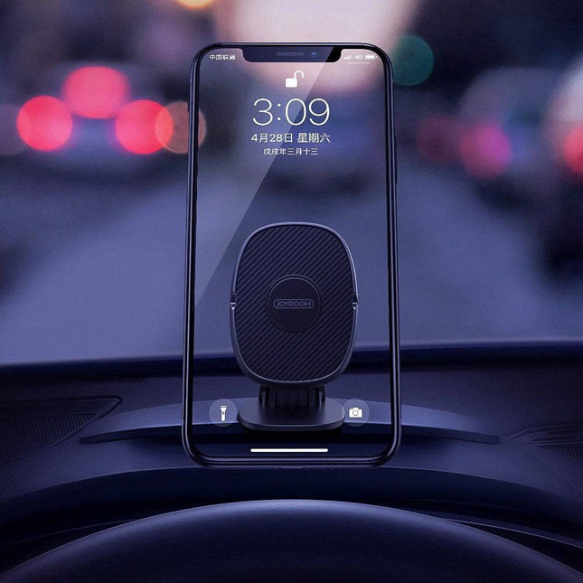 Joyroom Magnetische Dashboard Auto Telefoonhouder met Metalen Plaatje Zwart - VCTparts.nl