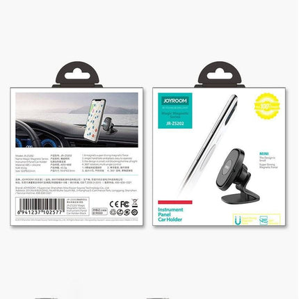 Joyroom Magnetische Dashboard Auto Telefoonhouder met Metalen Plaatje Zwart - VCTparts.nl