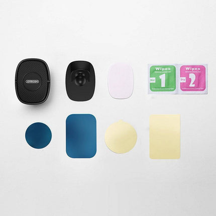 Joyroom Magnetische Dashboard Auto Telefoonhouder met Metalen Plaatje Zwart - VCTparts.nl
