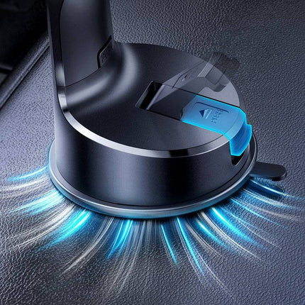 Joyroom Joyroom Mechanische Auto Telefoonhouder voor Dashboard en Voorruit Zwart Hurtel 4