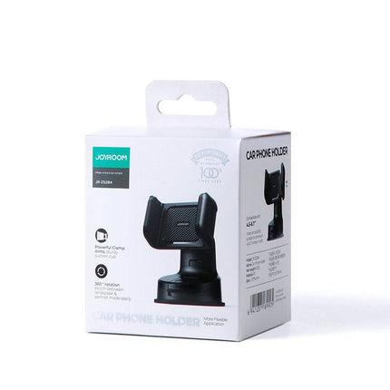 Joyroom Joyroom Mechanische Auto Telefoonhouder voor Dashboard en Voorruit Zwart Hurtel 6