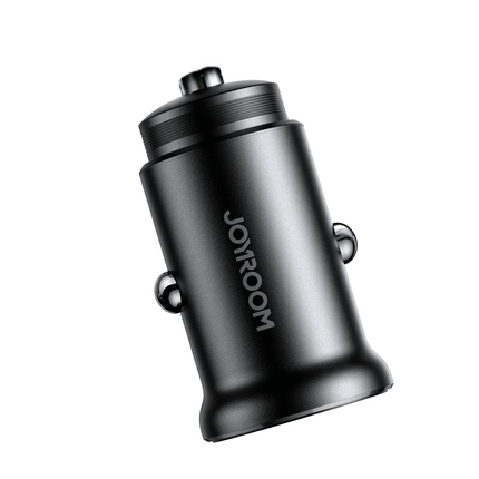 Joyroom Joyroom Mini Autolader Dubbele Snellader USB - C & USB - A 30W Zwart Hurtel 10