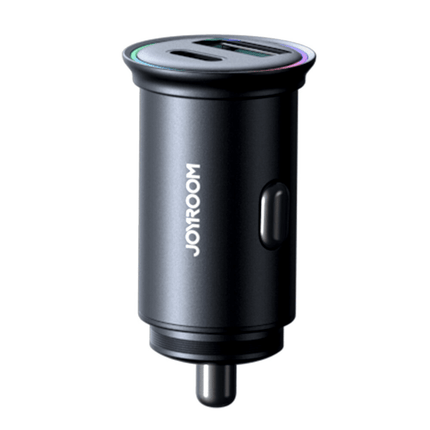 Joyroom Joyroom Mini Autolader Snellader USB - C & USB - A 60W met LED Indicator Zwart Hurtel 8