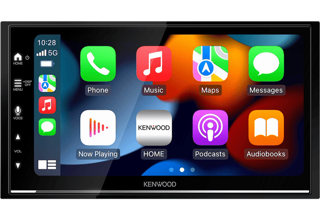 Kenwood Kenwood DMX - 7722DABS 6.8” AV - Receiver met Bluetooth DAB Radio Wireless Apple CarPlay/Android Auto Zwart Optimount 1