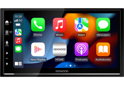 Kenwood DMX-7722DABS 6.8 ”AV-Empfänger mit Bluetooth Dab Radio Wireless Apple CarPlay/Android Auto Black