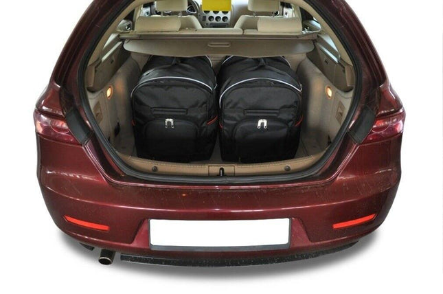 Kjust Kjust Reistassenset voor Alfa Romeo 159 Sportwagon 2006-2012 - Set van 4 Tassen met 2 Roltassen en 2 Sporttassen Harvest Automotive 2