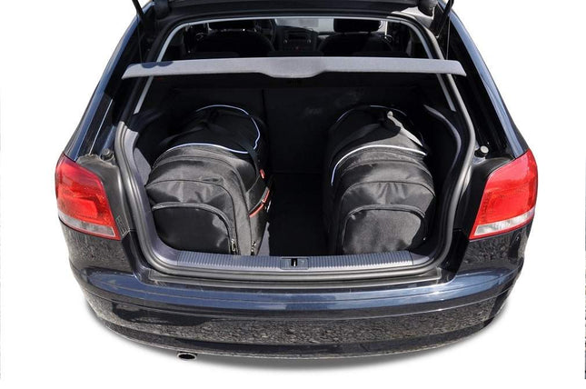 Kjust Kjust Reistassenset voor Audi A3 Sportback 2004-2013 - Set van 3 Tassen met 2 Roltassen en 1 Vliegtuigtas Harvest Automotive 2