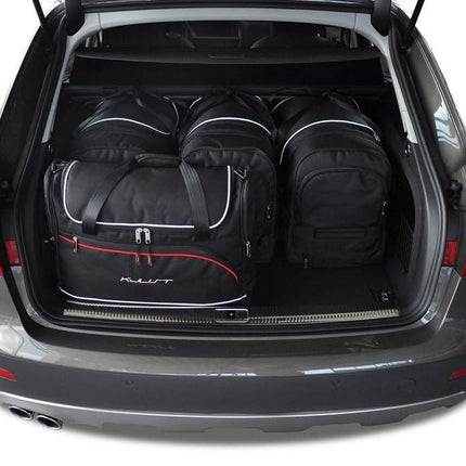 Kjust Kjust Reistassenset voor Audi A4 Allroad 2009-2016 - Set van 5 Tassen met 3 Roltassen en 2 Vliegtuigtassen Harvest Automotive 2
