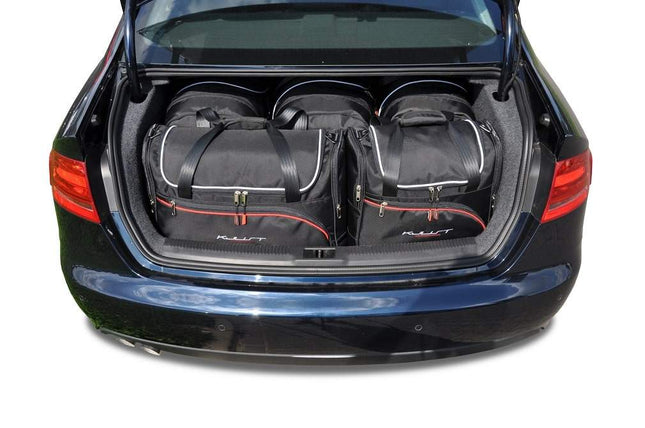 Kjust Kjust Reistassenset voor Audi A4 Sedan 2008-2015 - Set van 5 Tassen met 3 Roltassen en 2 Vliegtuigtassen Harvest Automotive 1