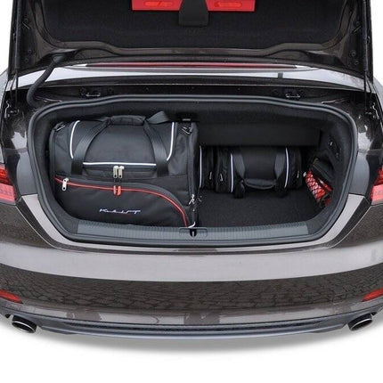 Kjust Kjust Reistassenset voor Audi A5 cabrio 2017-2024 - Set van 4 Tassen met 2 Sporttassen en 2 Vliegtuigtassen Harvest Automotive 2