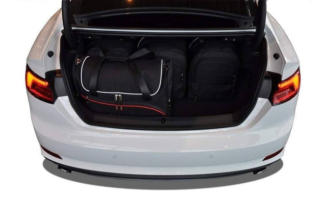 Kjust Kjust Reistassenset voor Audi A5 coupe 2017-2024 - Set van 5 Tassen met 3 Roltassen en 2 Vliegtuigtassen Harvest Automotive 2