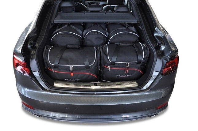 Kjust Kjust Reistassenset voor Audi A5 Sportback 2017-2024 - Set van 5 Tassen met 2 Roltassen 1 Sporttas en 2 Vliegtuigtassen Harvest Automotive 1