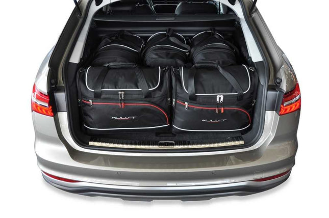 Kjust Kjust Reistassenset voor Audi A6 Allroad 2018-2023 - Set van 5 Tassen met 3 Roltassen en 2 Vliegtuigtassen Harvest Automotive 1