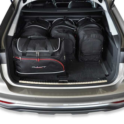 Kjust Kjust Reistassenset voor Audi A6 Avant 2018 - 2024 - Set van 5 Tassen met 3 Roltassen en 2 Vliegtuigtassen Harvest Automotive 2