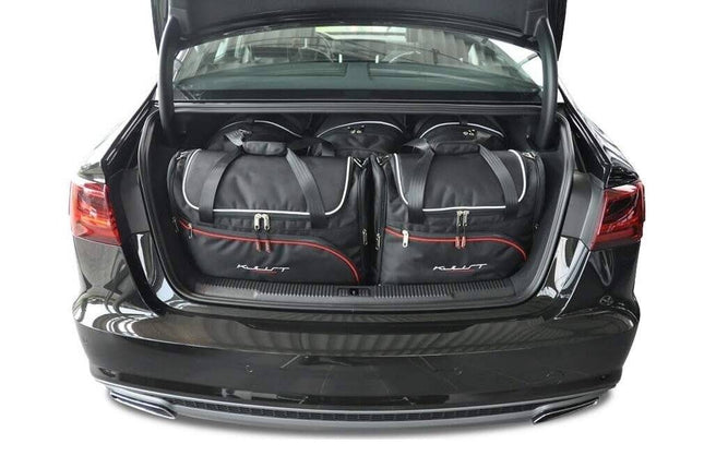 Kjust Kjust Reistassenset voor Audi A6 Sedan 2011-2018 - Set van 5 Tassen met 3 Roltassen en 2 Vliegtuigtassen Harvest Automotive 1
