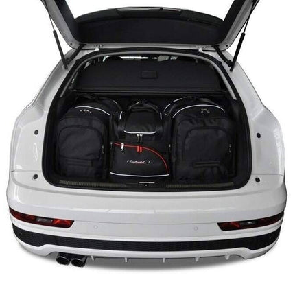 Kjust Kjust Reistassenset voor Audi Q3 2011 - 2019 - Set van 4 Tassen met 2 Roltassen en 2 Vliegtuigtassen Harvest Automotive 1