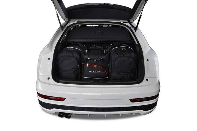 Kjust Kjust Reistassenset voor Audi Q3 2011-2019 - Set van 4 Tassen met 2 Roltassen en 2 Vliegtuigtassen Harvest Automotive 1