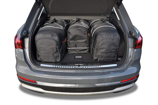 Kjust Kjust Reistassenset voor Audi Q3 vanaf 2019 - Set van 4 Tassen met 2 Roltassen 1 Sporttas en 1 Vliegtuigtas Harvest Automotive 2