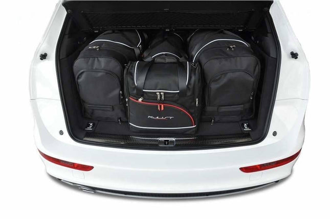 Kjust Kjust Reistassenset voor Audi Q5 2008-2017 - Set van 4 Tassen met 2 Roltassen en 2 Vliegtuigtassen Harvest Automotive 1