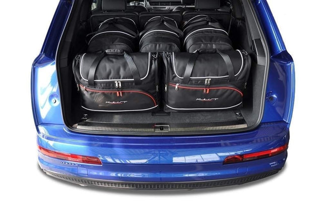 Kjust Kjust Reistassenset voor Audi Q7 vanaf 2015 - Set van 5 Tassen met 3 Roltassen en 2 Vliegtuigtassen Harvest Automotive 1