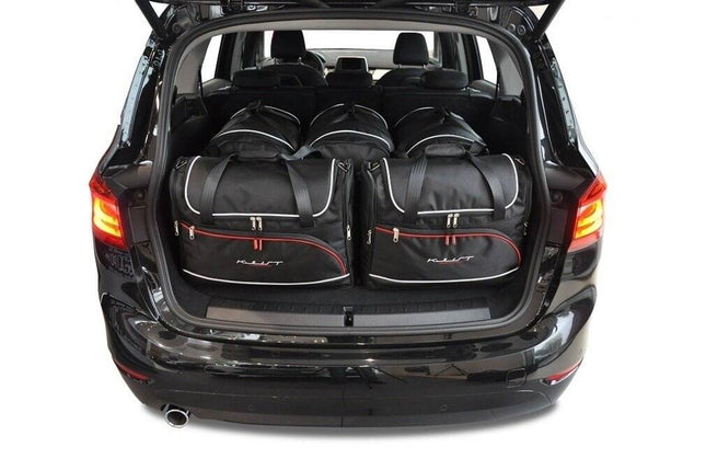 Kjust Kjust Reistassenset voor BMW 2 serie Gran Tourer 2015-2021 - Set van 5 Tassen met 3 Roltassen en 2 Vliegtuigtassen Harvest Automotive 1