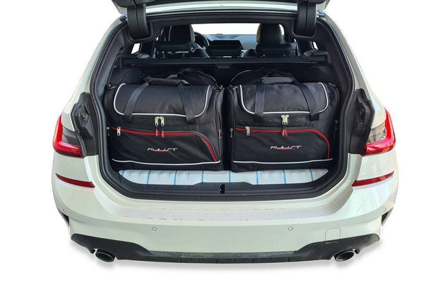 Kjust Kjust Reistassenset voor BMW 3 serie Touring vanaf 2019 - Set van 4 Tassen met 2 Roltassen en 2 Vliegtuigtassen Harvest Automotive 1