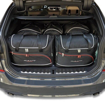 Kjust Kjust Reistassenset voor BMW 3 serie Touring vanaf 2019 - Set van 5 Tassen met 2 Roltassen en 3 Vliegtuigtassen Harvest Automotive 1