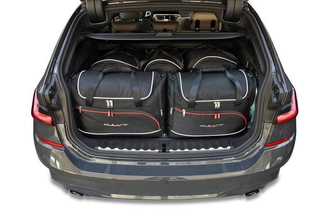 Kjust Kjust Reistassenset voor BMW 3 serie Touring vanaf 2019 - Set van 5 Tassen met 2 Roltassen en 3 Vliegtuigtassen Harvest Automotive 1