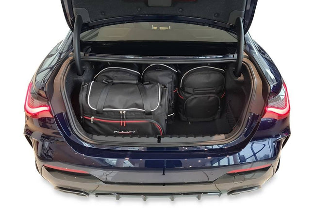 Kjust Kjust Reistassenset voor BMW 4 serie coupe vanaf 2020 - Set van 5 Tassen met 2 Roltassen 1 Sporttas en 2 Vliegtuigtassen Harvest Automotive 2