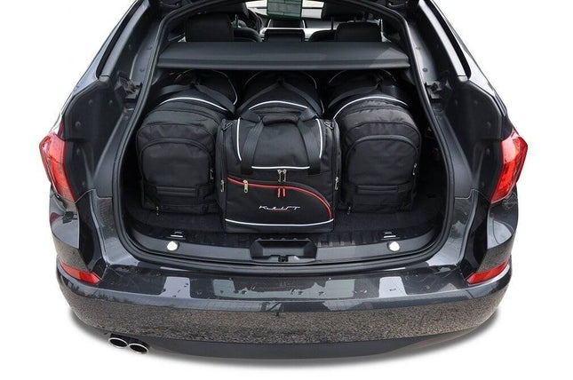 Kjust Kjust Reistassenset voor BMW 5 serie GT 2009-2017 - Set van 4 Tassen met 3 Roltassen en 1 Vliegtuigtas Harvest Automotive 1