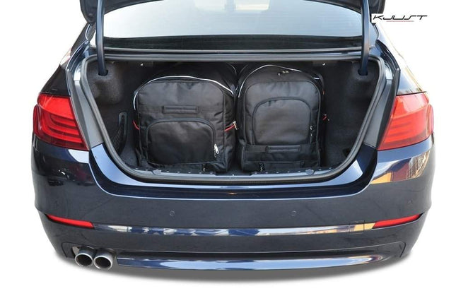 Kjust Kjust Reistassenset voor BMW 5 serie Sedan 2010-2017 - Set van 4 Tassen met 2 Roltassen en 2 Sporttassen Harvest Automotive 2