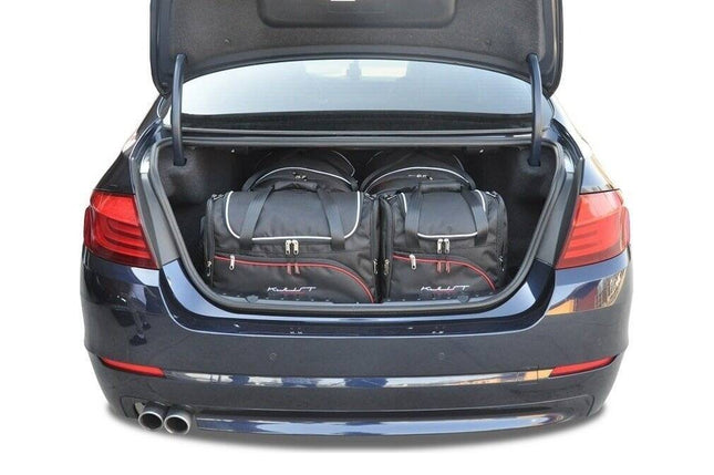 Kjust Kjust Reistassenset voor BMW 5 serie Sedan 2010-2017 - Set van 4 Tassen met 2 Roltassen en 2 Vliegtuigtassen Harvest Automotive 1