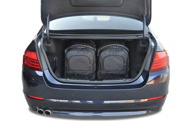 Kjust Kjust Reistassenset voor BMW 5 serie Sedan 2010-2017 - Set van 4 Tassen met 2 Roltassen en 2 Vliegtuigtassen Harvest Automotive 2