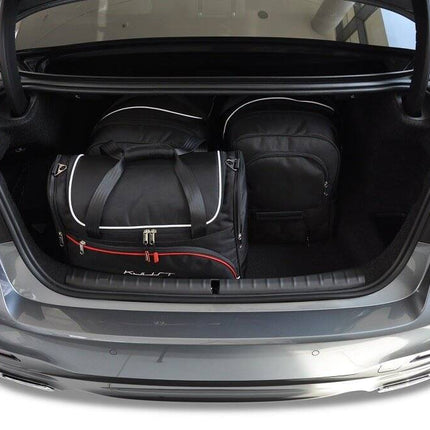 Kjust Kjust Reistassenset voor BMW 5 serie Sedan 2017-2023 - Set van 4 Tassen met 2 Roltassen en 2 Vliegtuigtassen Harvest Automotive 2