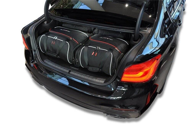 Kjust Kjust Reistassenset voor BMW 5 serie Sedan 2017-2023 - Set van 4 Tassen met 2 Roltassen en 2 Vliegtuigtassen Harvest Automotive 1