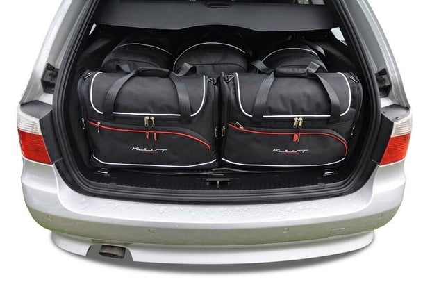 Kjust Kjust Reistassenset voor BMW 5 serie Touring 2004-2010 - Set van 5 Tassen met 3 Roltassen en 2 Vliegtuigtassen Harvest Automotive 1
