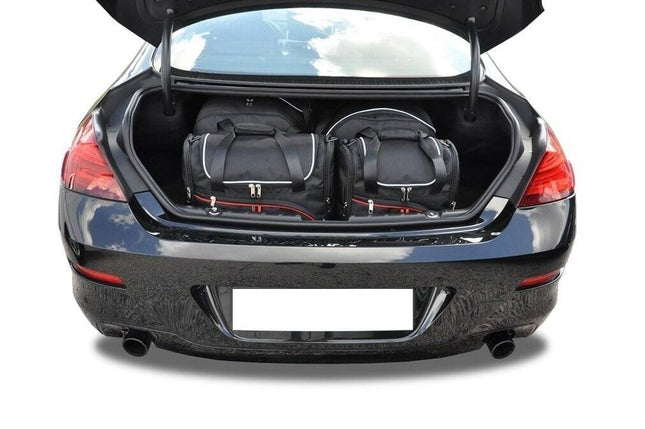 Kjust Kjust Reistassenset voor BMW 6 serie coupe 2011-2018 - Set van 4 Tassen met 2 Roltassen en 2 Vliegtuigtassen Harvest Automotive 1