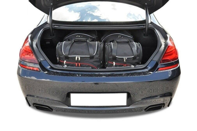 Kjust Kjust Reistassenset voor BMW 6 serie Gran coupe 2012-2019 - Set van 4 Tassen met 2 Roltassen en 2 Vliegtuigtassen Harvest Automotive 1