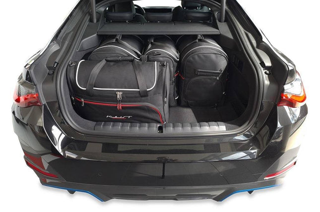 Kjust Kjust Reistassenset voor BMW i4 vanaf 2022 - Set van 5 Tassen met 2 Roltassen en 3 Vliegtuigtassen Harvest Automotive 2