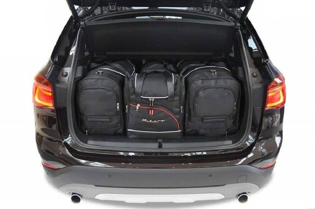 Kjust Kjust Reistassenset voor BMW X1 2015-2022 - Set van 4 Tassen met 2 Roltassen en 2 Vliegtuigtassen Harvest Automotive 1